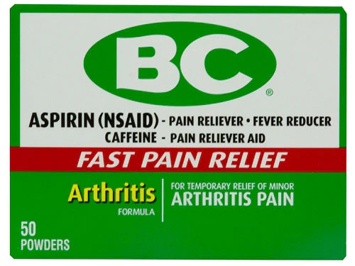 BC Arthritis Formula -- 50 Powders