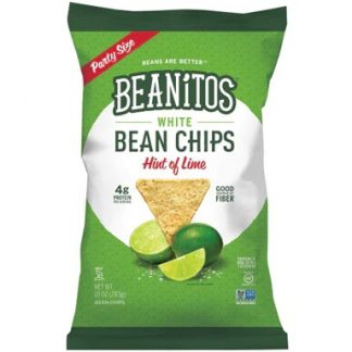 Beanitos Party Size White Bean Chips Hint of Lime -- 10 oz
