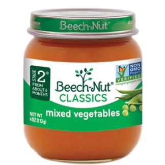 Beech-Nut Classics Jar Stage 2 Mixed Vegetables -- 4 oz Each / Pack of 10