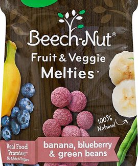 Beech-Nut Fruit & Veggie Melties Banana Blueberry & Green Beans -- 1 oz