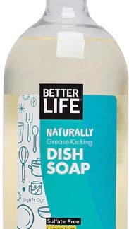 Better Life Natural Grease-Kicking Dish Soap Lemon Mint -- 22 fl oz