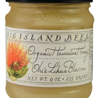 Big Island Bees Organic Hawaiian Honey Ohia Lehua Blossom -- 9 oz