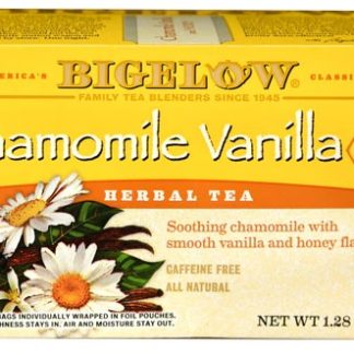 Bigelow Tea Herbal Tea Caffeine Free Chamomile Vanilla & Honey -- 20 Tea Bags