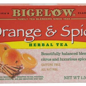 Bigelow Tea Herbal Tea Caffeine Free Orange and Spice -- 20 Tea Bags
