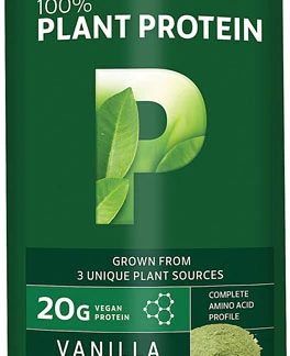 Biochem Sports 100% Plant Protein Supplement Vanilla -- 12.4