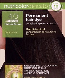 BioKap Nutricolor Delicato Permanent Hair Dye 4.0 Natural Brown -- 4.67 fl oz