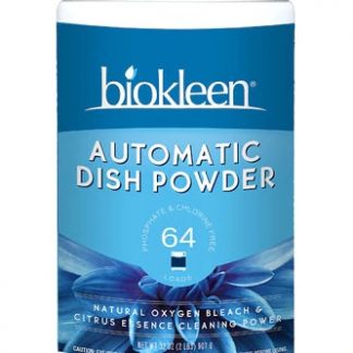 Biokleen Automatic Dish Powder Natural Oxygen Bleach & Citrus Essence -- 32 oz