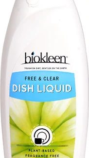Biokleen Dish Liquid Free & Clear -- 25 fl oz