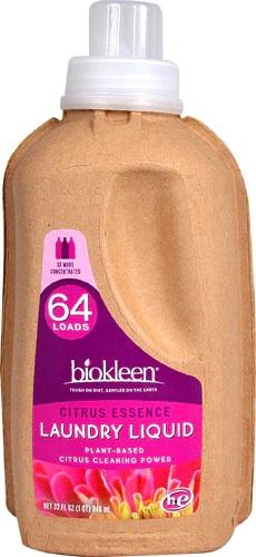 Biokleen Laundry Liquid Citrus Essence 64 Loads -- 32 fl oz