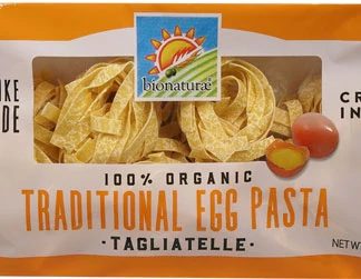Bionaturae Organic Tagliatelle Traditional Egg Pasta -- 8.8 oz