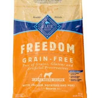 Blue Buffalo Freedom Large Breed Recipe Dog Food Chicken Potatoes and Peas -- 24 lbs