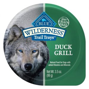 Blue Buffalo Wilderness Dog Trail Trays Duck Grill -- 3.5 oz Each / Pack of 12