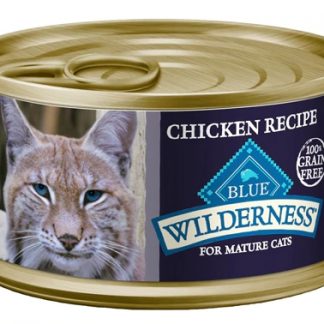 Blue Buffalo Wilderness For Mature Cats Chicken Recipe -- 3 oz Each / Pack of 24