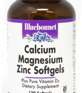 Bluebonnet Nutrition Calcium Magnesium Zinc -- 120 Softgels