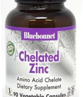 Bluebonnet Nutrition Chelated Zinc -- 90 Vegetable Capsules