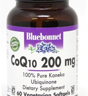 Bluebonnet Nutrition CoQ10 -- 200 mg - 60 Vegetarian Softgels