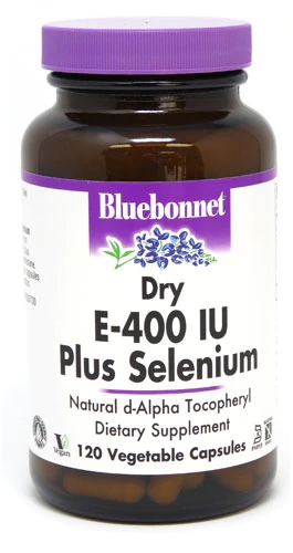 Bluebonnet Nutrition Dry E Plus Selenium -- 400 IU - 120 Vegetable Capsules