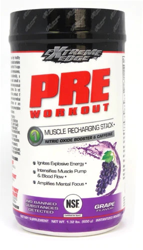 Bluebonnet Nutrition Extreme Edge® Pre Workout Vigorous Grape -- 1.32 lbs
