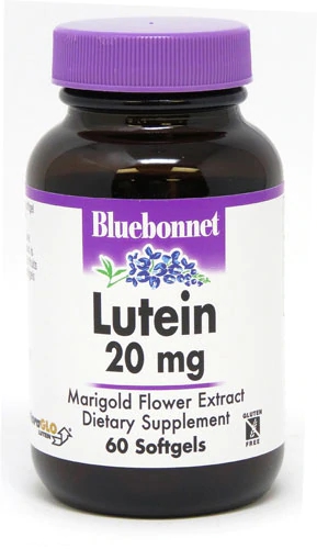 Bluebonnet Nutrition Lutein -- 20 mg - 60 Softgels