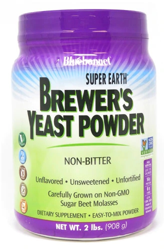 Bluebonnet Nutrition Super Earth® Brewer's Yeast Powder Unflavored -- 2 lb