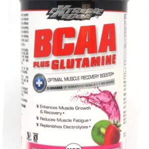Bluebonnet Nutrition Xtreme Edge® BCAA plus Glutamine Powder Strawberry Kiwi -- 30 Servings