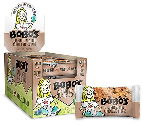 BoBo's Oat Bars Gluten Free Oat Bars Coconut Almond Chocolate Chip -- 12 Bars