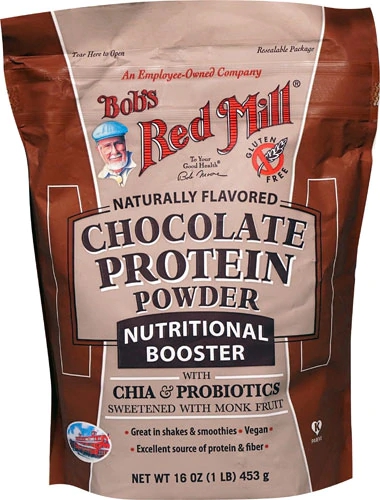 Bob's Red Mill Protein Powder Nutritional Booster Chocolate -- 16 oz