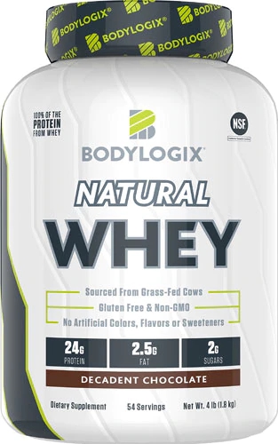 Bodylogix Natural Whey Decadent Chocolate -- 4 lbs