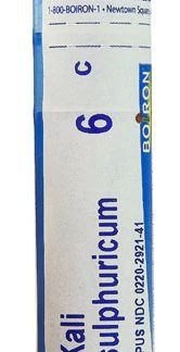 Boiron Kali sulphuricum 6C -- 80 Pellets