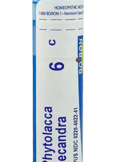 Boiron Phytolacca Decandra 6C -- 80 Pellets