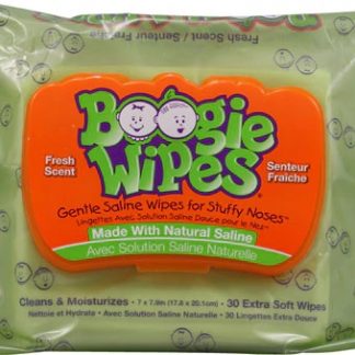 Boogie Wipes Gentle Saline Wipes For Stuffy Noses™ Fresh Scent -- 30 Wipes