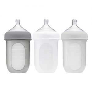 Boon NURSH Bottles - Gray Multi -- 3 Pack