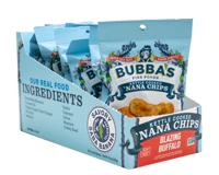 Bubba's Fine Foods Kettle Cooked Nana Chips Blazing Buffalo -- 1.3 oz Each / Pack of 8