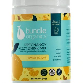 Bundle Organics Pregnancy Fizzy Drink Mix Lemon Ginger -- 16 oz