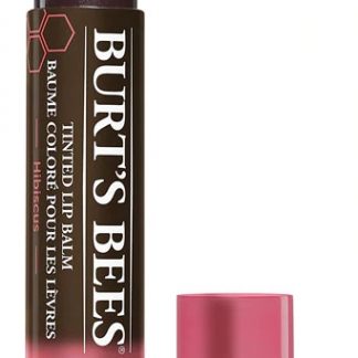 Burt's Bees 100% Natural Tinted Lip Balm Hibiscus with Shea Butter & Botanical Waxes -- 0.15 oz