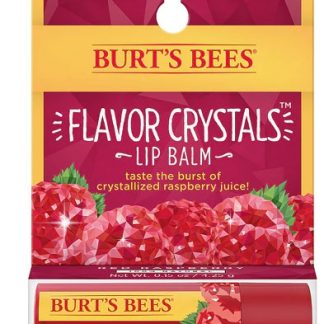 Burt's Bees Flavor Crystals™ 100% Natural Lip Balm With Beeswax & Fruit Extracts Red Raspberry -- 0.15 oz