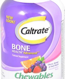 Caltrate Bone Health Advanced Cherry Orange & Fruit Punch -- 155 Chewable Tablets