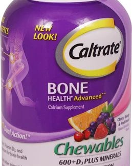 Caltrate Calcium & Vitamin D3 Plus Minerals Cherry Orange & Fruit Punch -- 90 Chewable Tablets