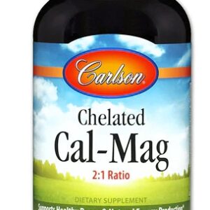 Carlson Chelated Cal-Mag -- 180 Tablets