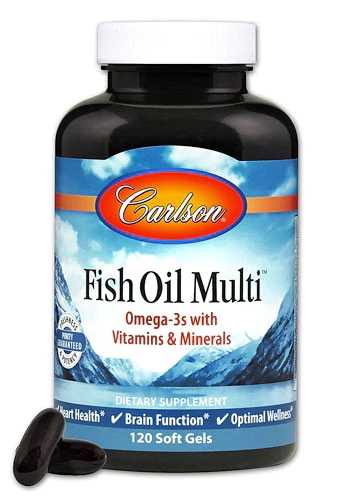 Carlson Fish Oil Multi -- 120 Softgels