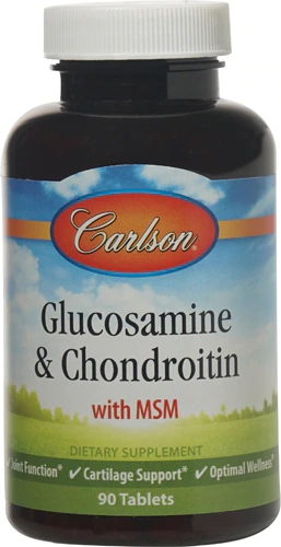 Carlson Glucosamine & Chondroitin with MSM -- 90 Tablets