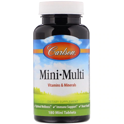 Carlson Mini-Multi Iron-Free -- 180 Tablets