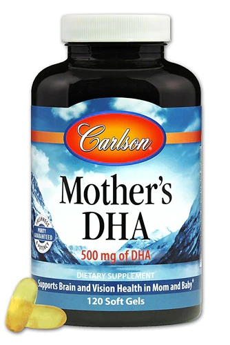 Carlson Mother's DHA -- 100 mg - 120 softgels