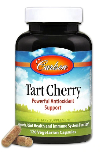 Carlson Tart Cherry -- 500 mg - 120 Vegetarian Capsules