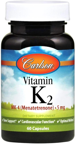 Carlson Vitamin K2 -- 5 mg - 60 Capsules