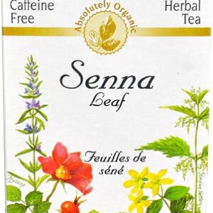 Celebration Herbals Organic Senna Leaf Herbal Tea Caffeine Free -- 24 Tea Bags