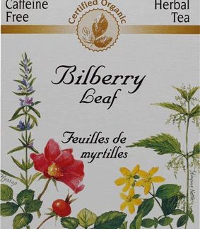 Celebration Herbals Organic Herbal Tea Caffeine Free Bilberry Leaf -- 24 Herbal Tea Bags