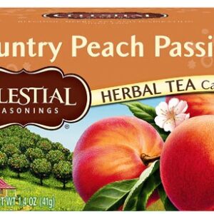 Celestial Seasonings Herbal Tea Caffeine Free Country Peach Passion -- 20 Tea Bags