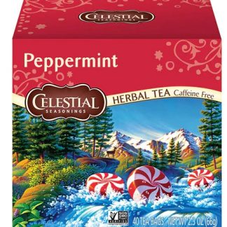 Celestial Seasonings Herbal Tea Caffeine Free Peppermint -- 40 Tea Bags