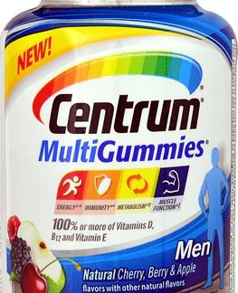 Centrum MultiGummies® Men Natural Cherry Berry & Apple -- 70 Gummies